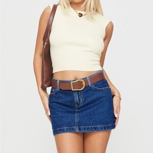 Princess polly Nickei denim skirt